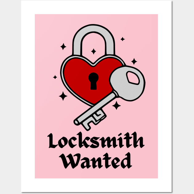 Locksmith Wanted Wall Art by KayBee Gift Shop